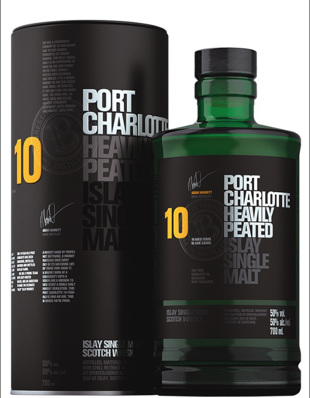 Bruichladdich Port Charlotte 10 años lata