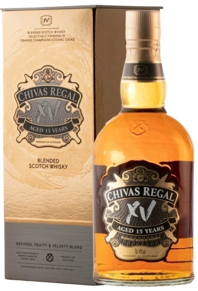 Chivas XV Gold estuche 750cc